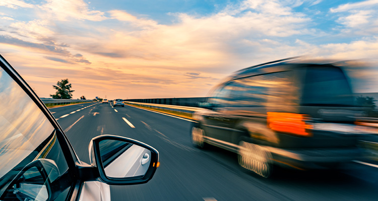 car on the road